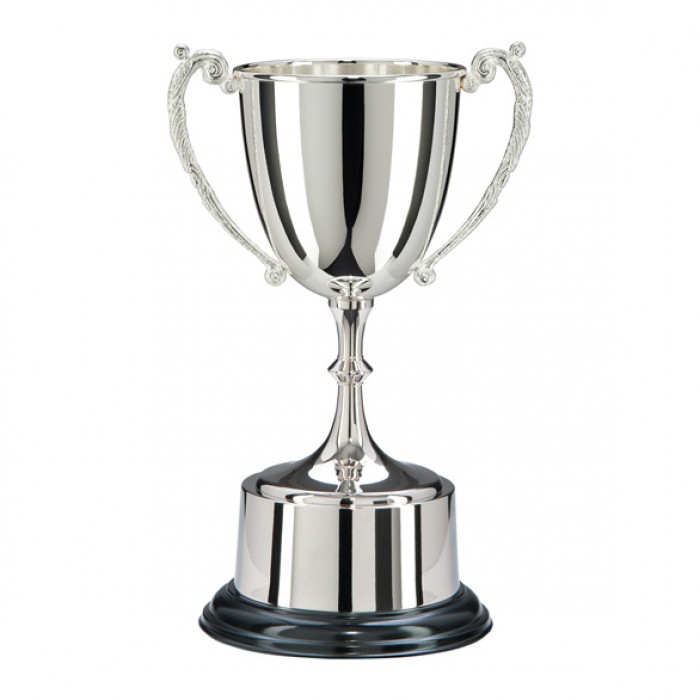 HIGHGROVE - NICKEL PLATED TRADITIONAL TROPHY CUP - 3 SIZES